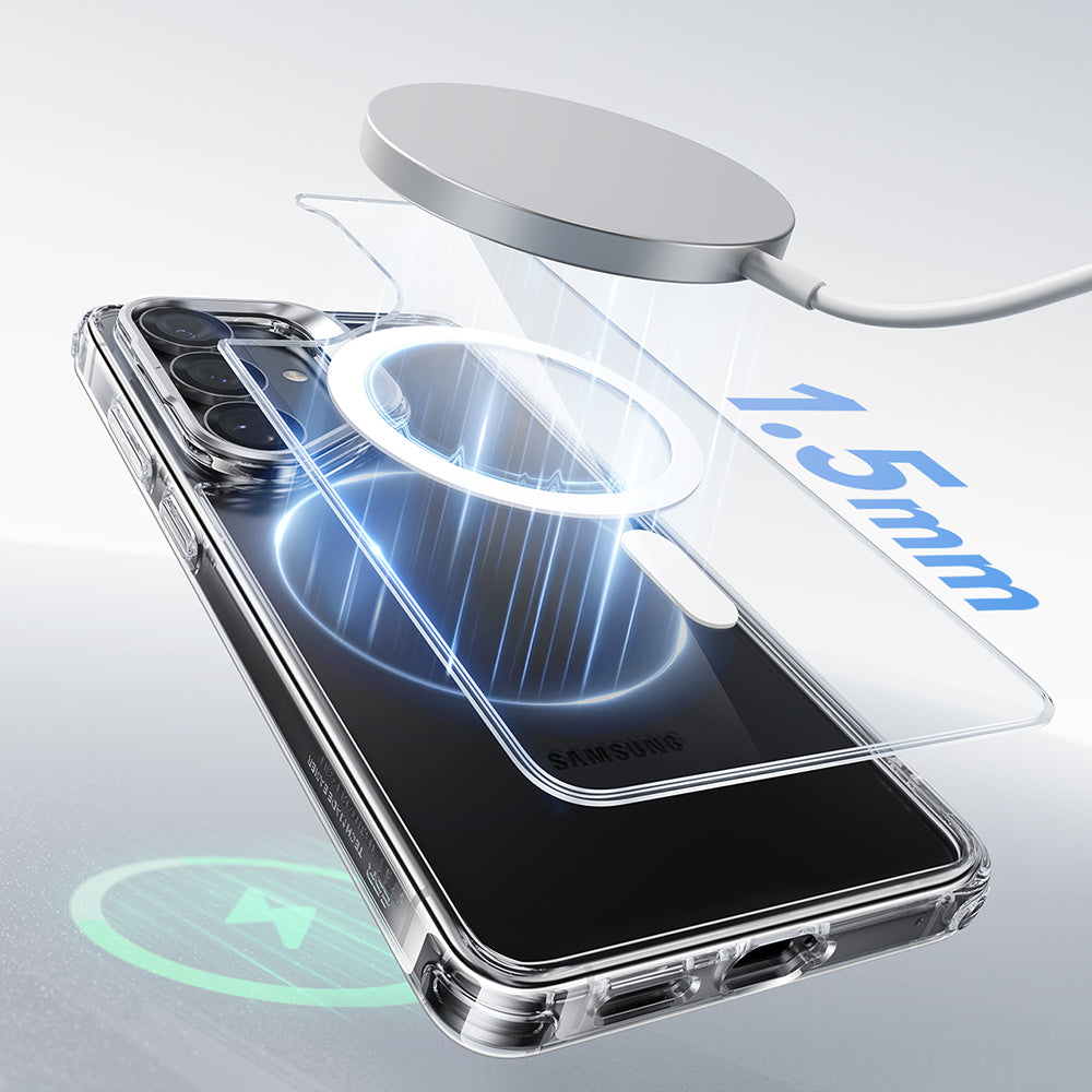 Husa MagSafe pentru Samsung Galaxy S26 Plus S947, ESR, Classic Hybrid Kickstand, Transparenta