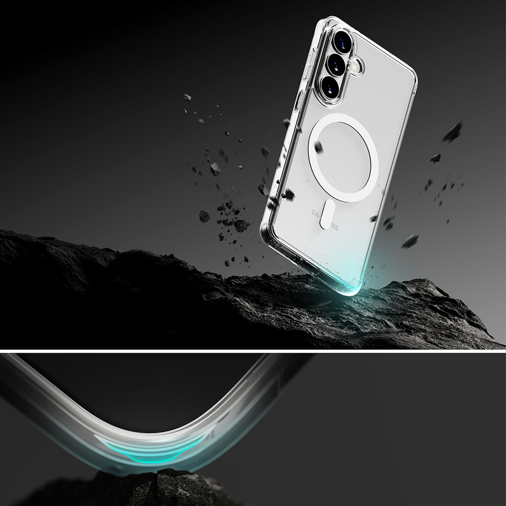 Husa MagSafe pentru Samsung Galaxy S26 Plus S947, Ringke, Fusion, Transparenta