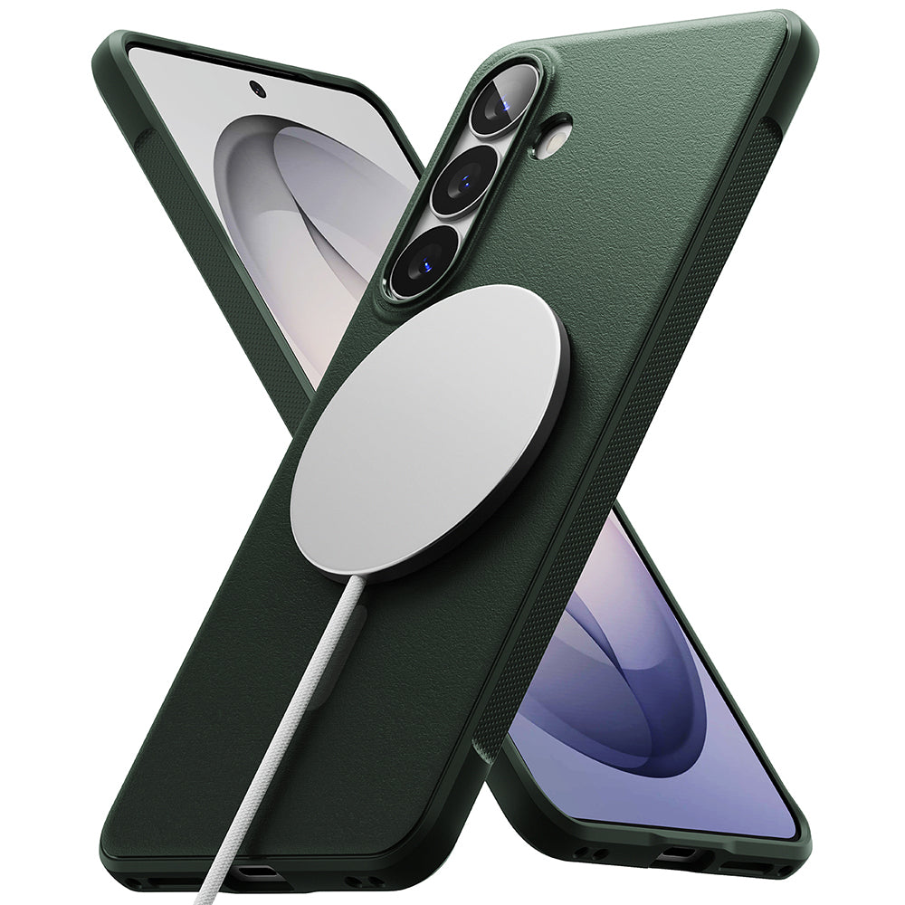 Husa MagSafe pentru Samsung Galaxy S26 Plus S947, Ringke, Onyx, Verde Inchis