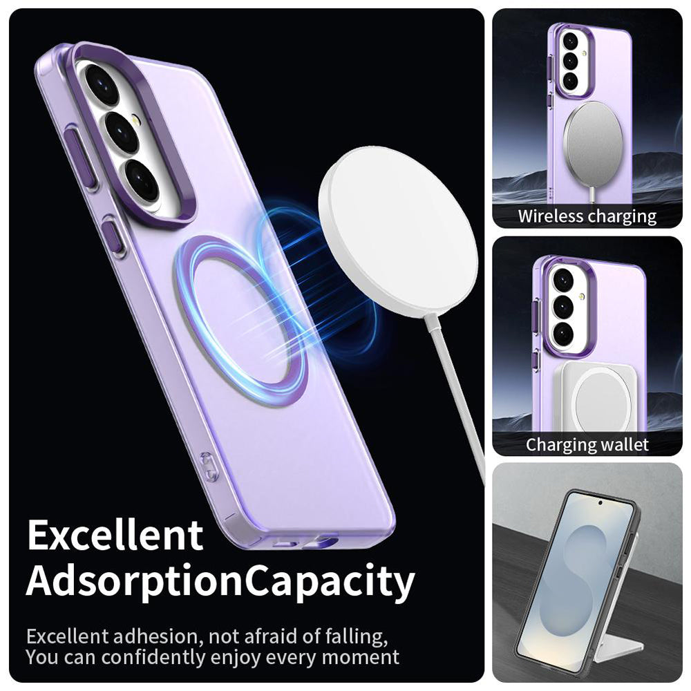 Husa MagSafe pentru Samsung Galaxy S26 Plus S947, Techsuit, CandyCase, Mov