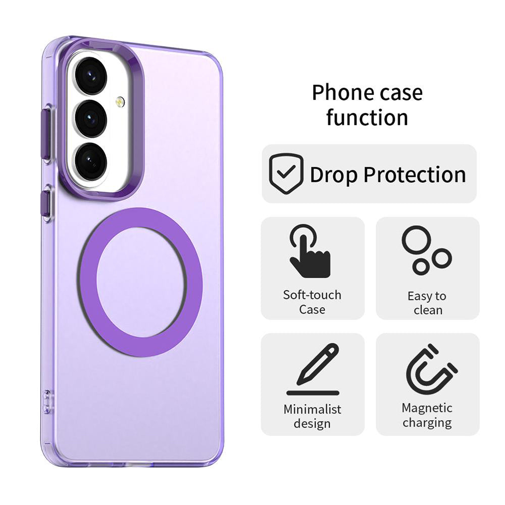 Husa MagSafe pentru Samsung Galaxy S26 Plus S947, Techsuit, CandyCase, Mov