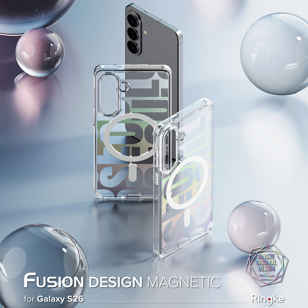Husa MagSafe pentru Samsung Galaxy S26 S942, Ringke, Fusion Seoul, Transparenta