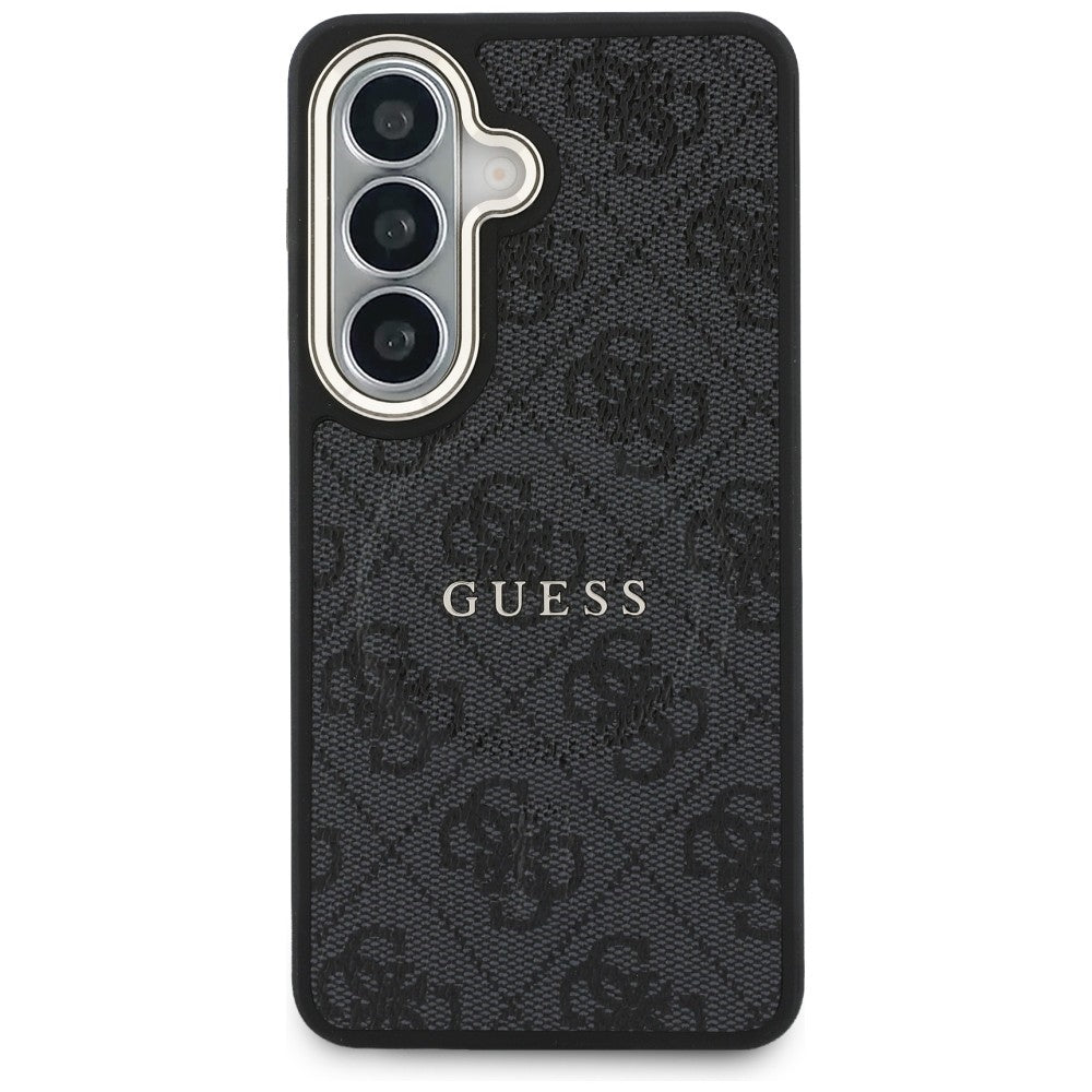 Husa MagSafe pentru Samsung Galaxy S26 S942, Guess, 4G Embossed Ring, Neagra
