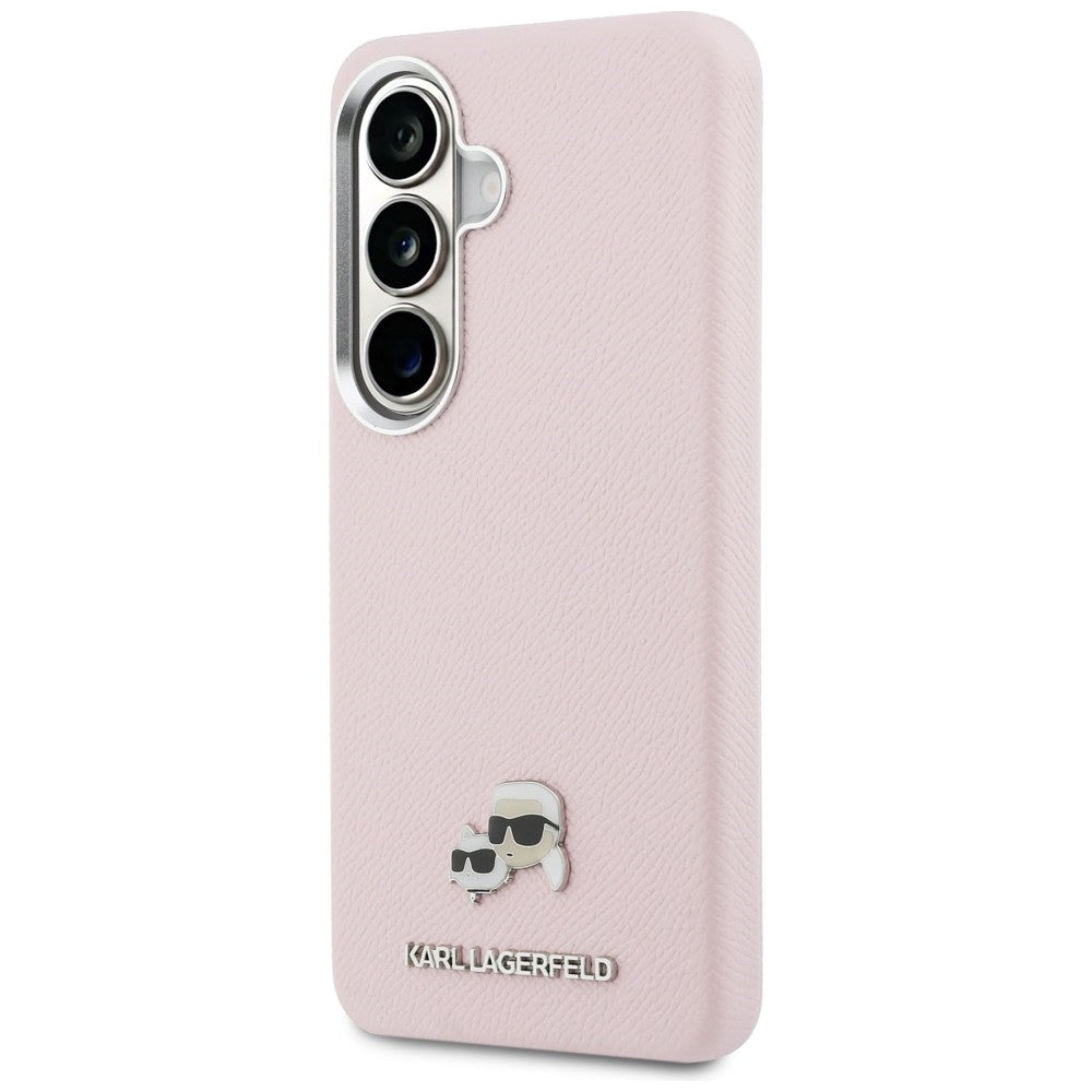 Husa MagSafe pentru Samsung Galaxy S26 S942, Karl Lagerfeld, Karl & Choupette Head's Pin, Roz