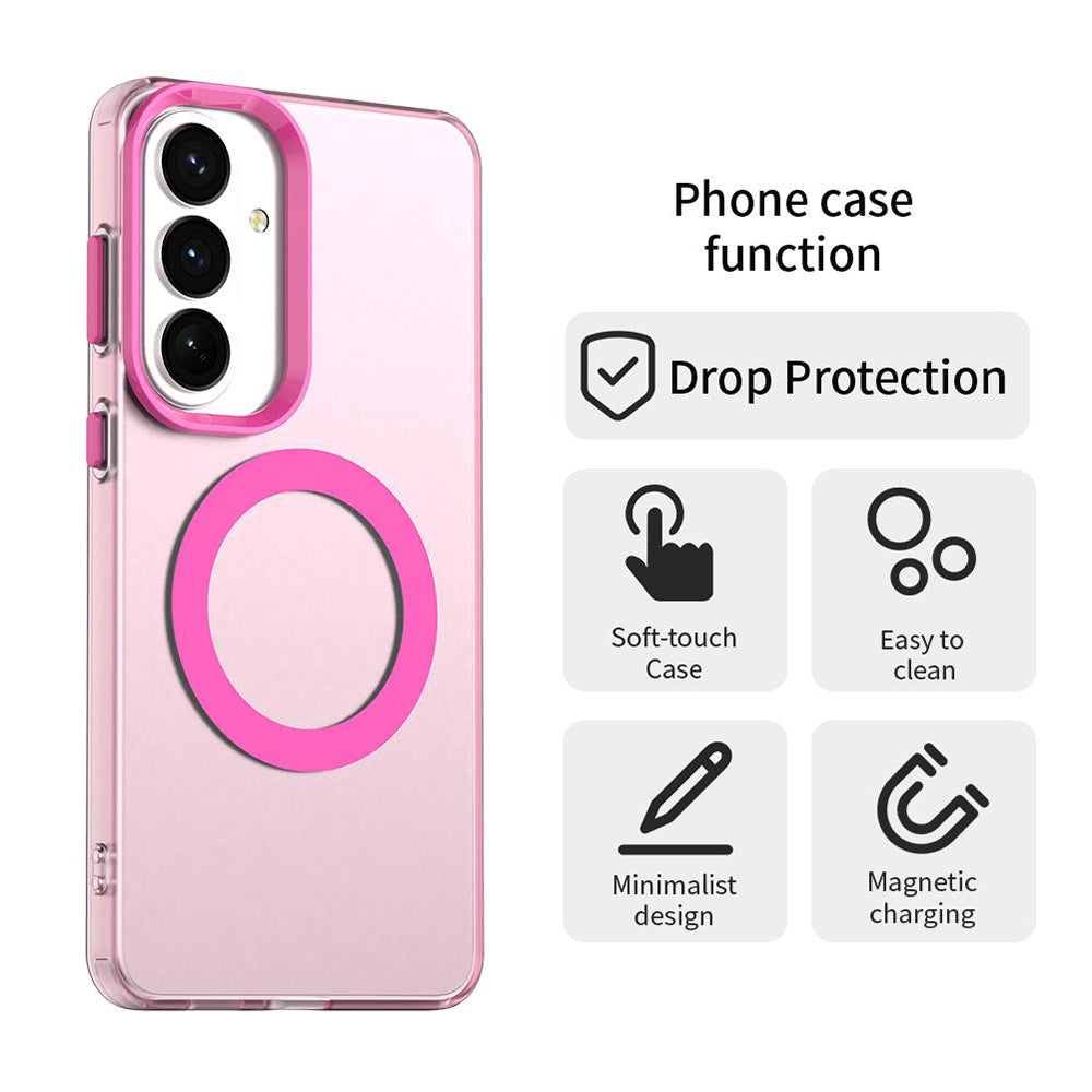 Husa MagSafe pentru Samsung Galaxy S26 S942, Techsuit, CandyCase, Roz