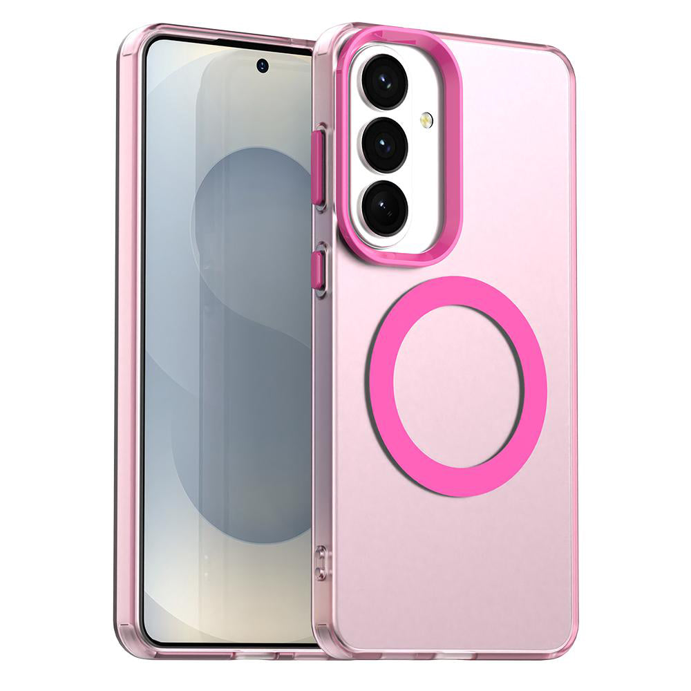 Husa MagSafe pentru Samsung Galaxy S26 S942, Techsuit, CandyCase, Roz