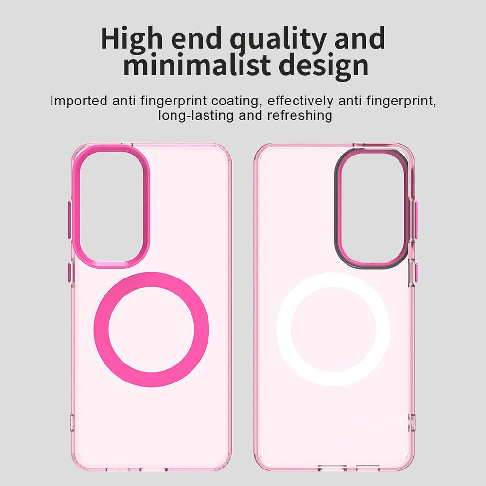 Husa MagSafe pentru Samsung Galaxy S26 S942, Techsuit, CandyCase, Roz