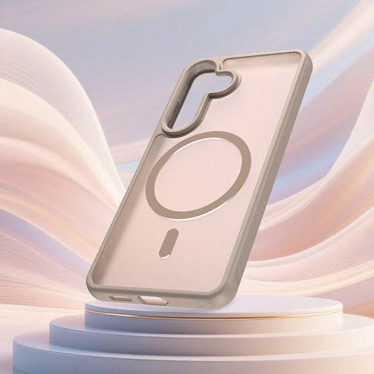 Husa MagSafe pentru Samsung Galaxy S26, Techsuit, HaloFrost II, Aurie