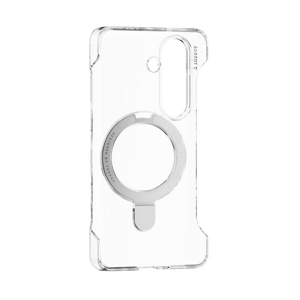 Husa MagSafe pentru Samsung Galaxy S26 S942, Torras, Ostand Slim, Transparenta