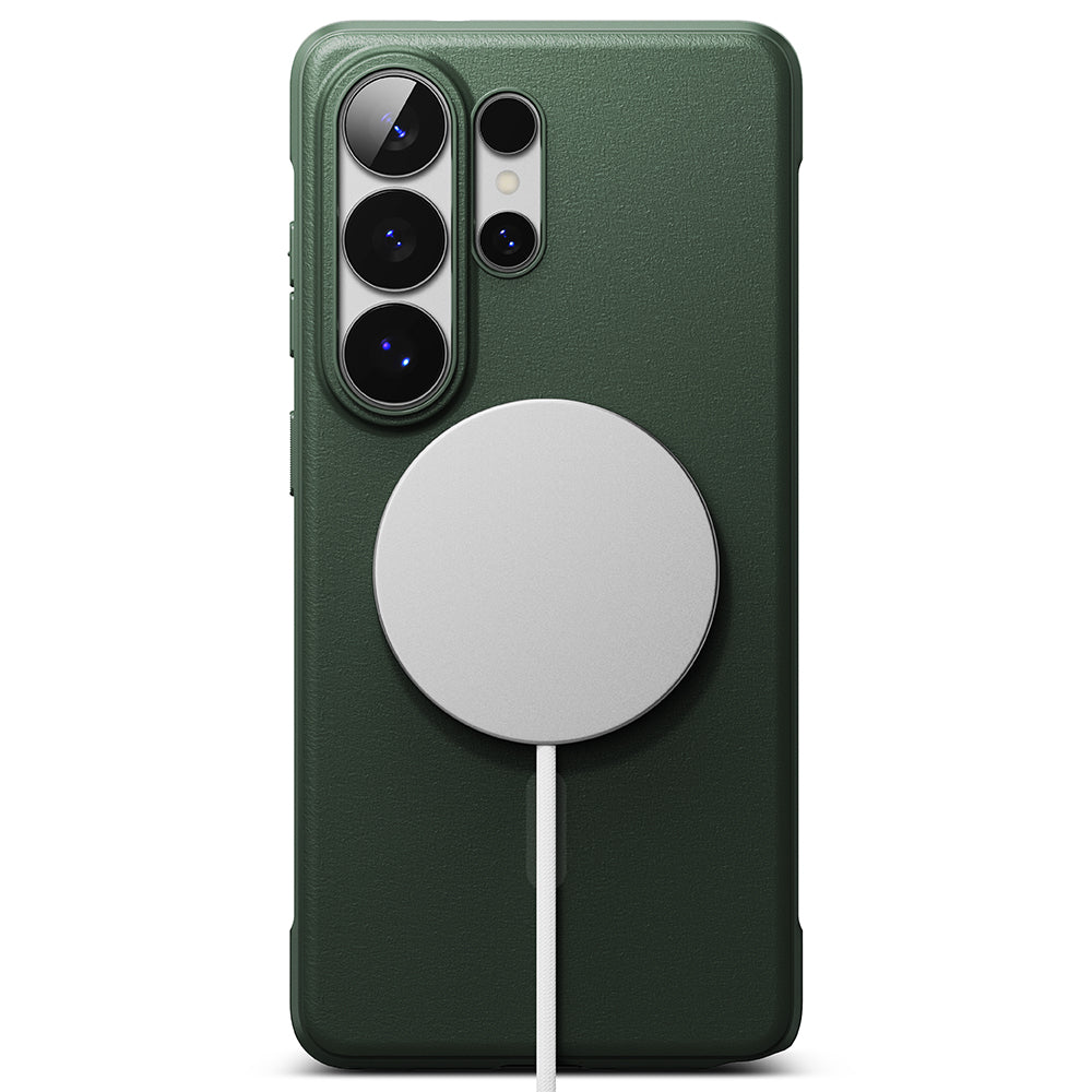 Husa MagSafe pentru Samsung Galaxy S26 Ultra S948, Ringke, Onyx, Verde Inchis