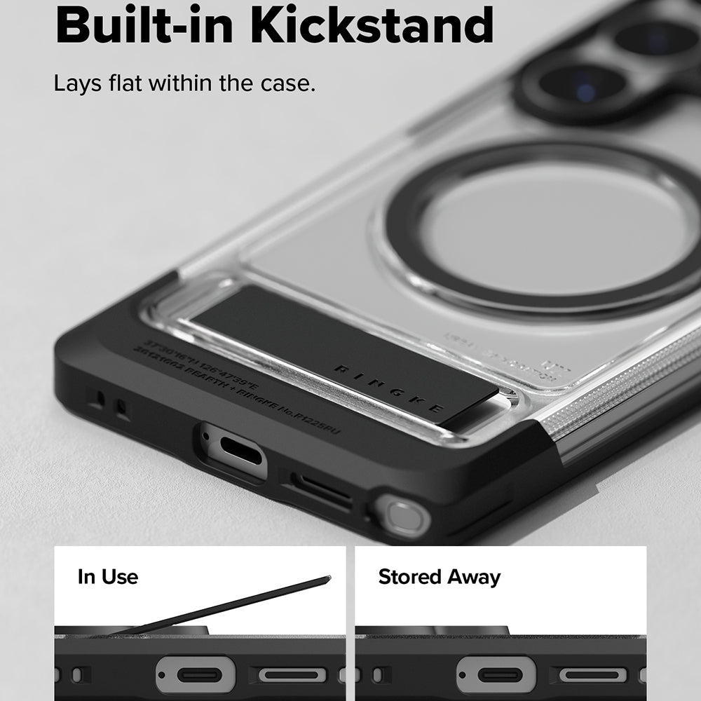 Husa MagSafe pentru Samsung Galaxy S26 Ultra S948, Ringke, UX, Transparenta