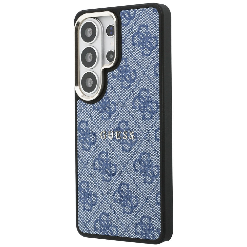 Husa MagSafe pentru Samsung Galaxy S26 Ultra S948, Guess, 4G Embossed Ring, Albastra