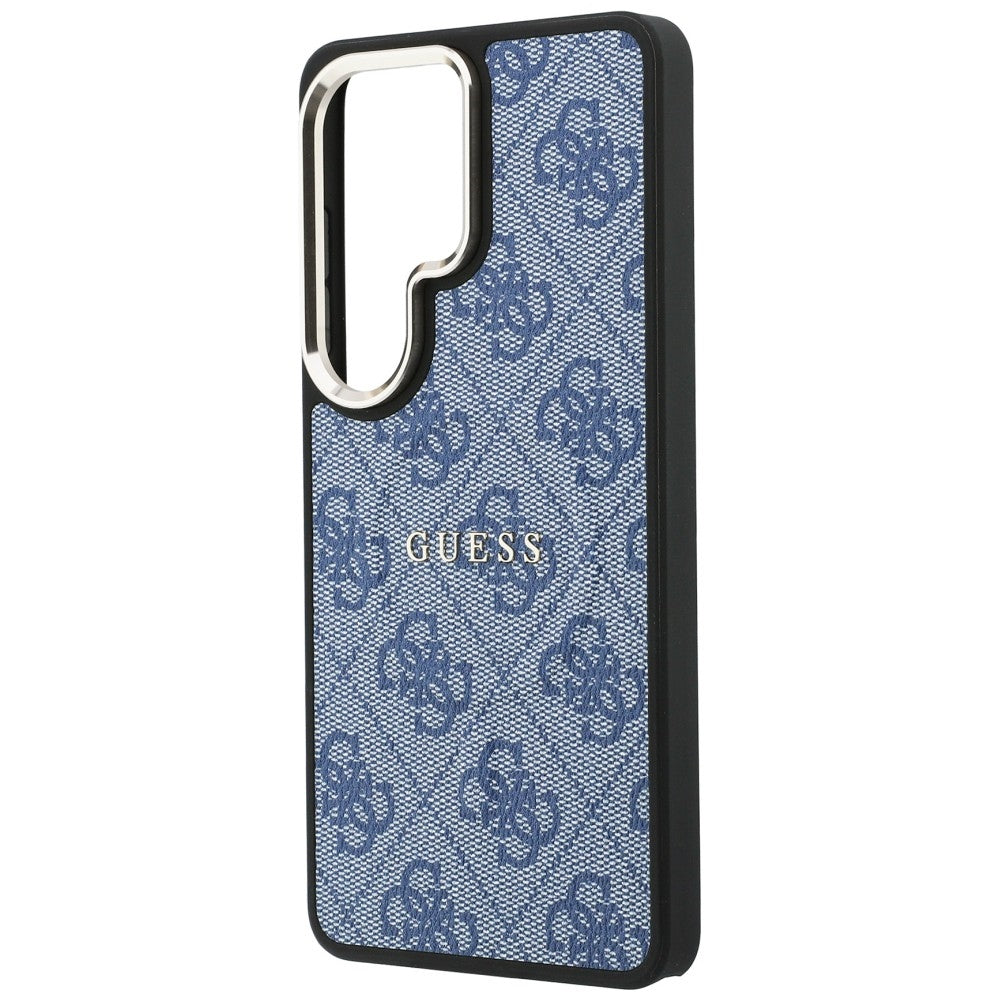 Husa MagSafe pentru Samsung Galaxy S26 Ultra S948, Guess, 4G Embossed Ring, Albastra