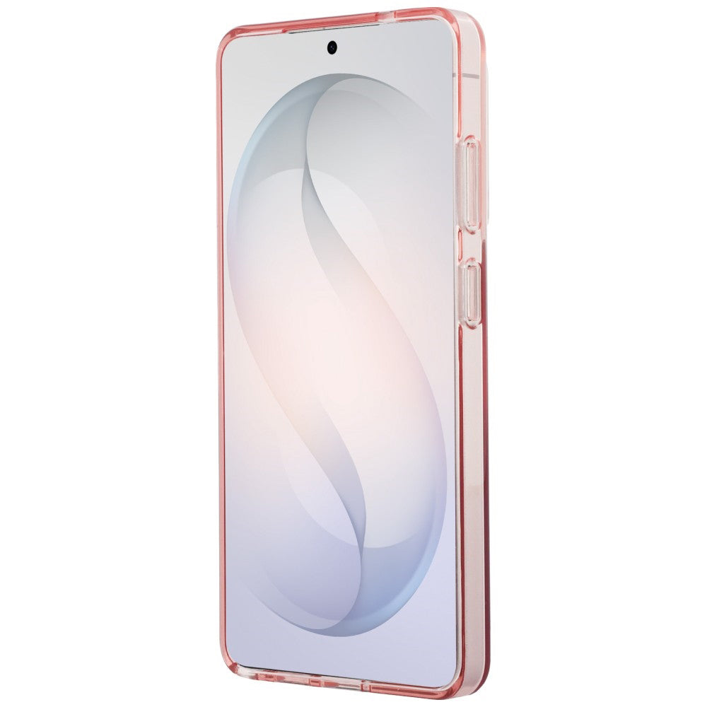 Husa MagSafe pentru Samsung Galaxy S26 Ultra S948, Guess, IML Gradient Triangle Logo, Roz