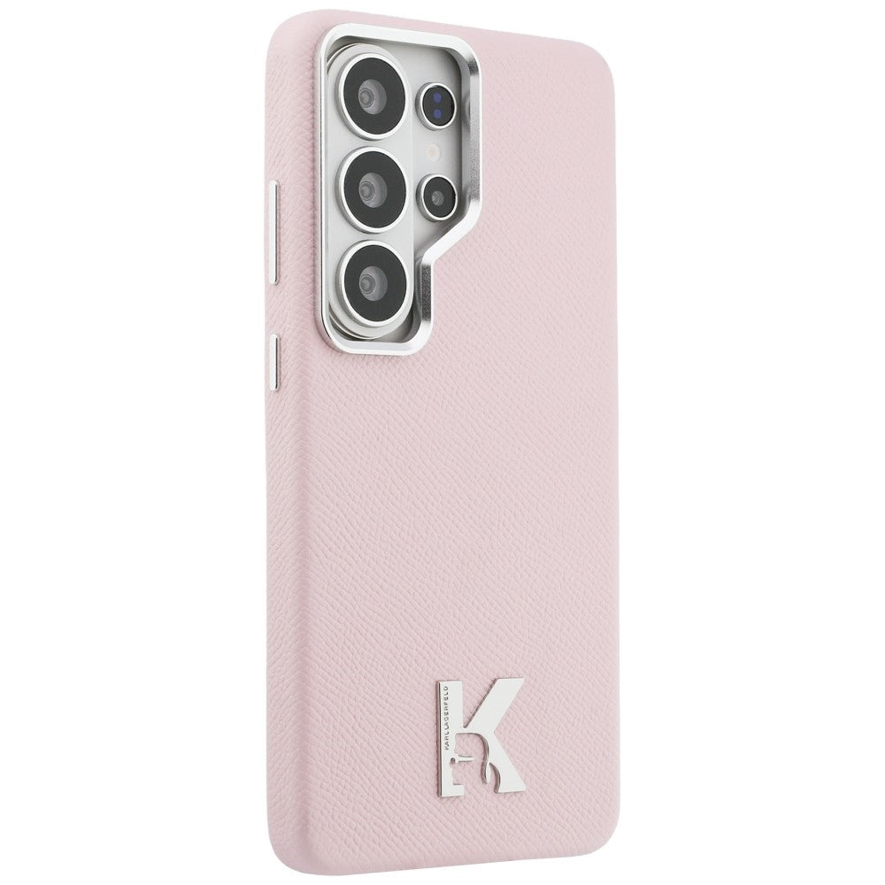 Husa MagSafe pentru Samsung Galaxy S26 Ultra S948, Karl Lagerfeld, Karl Head Logo, Roz