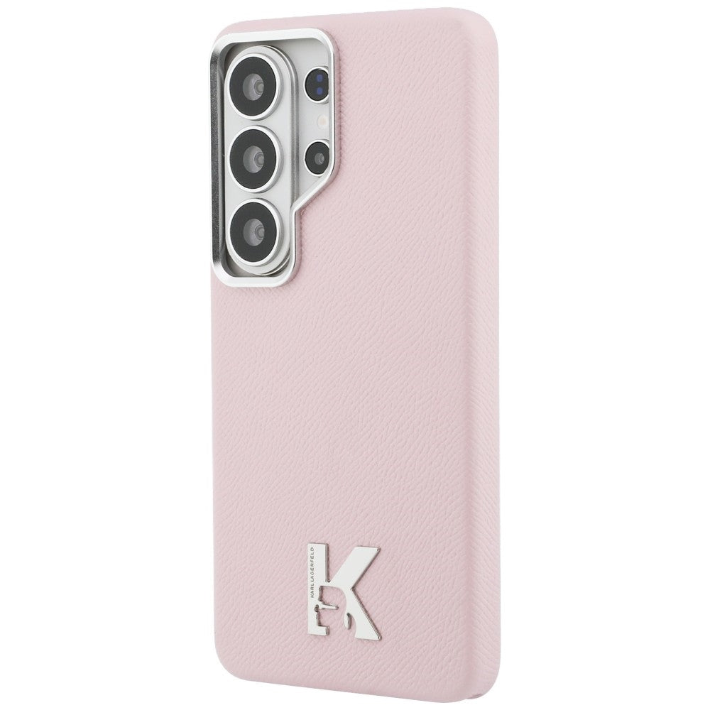 Husa MagSafe pentru Samsung Galaxy S26 Ultra S948, Karl Lagerfeld, Karl Head Logo, Roz