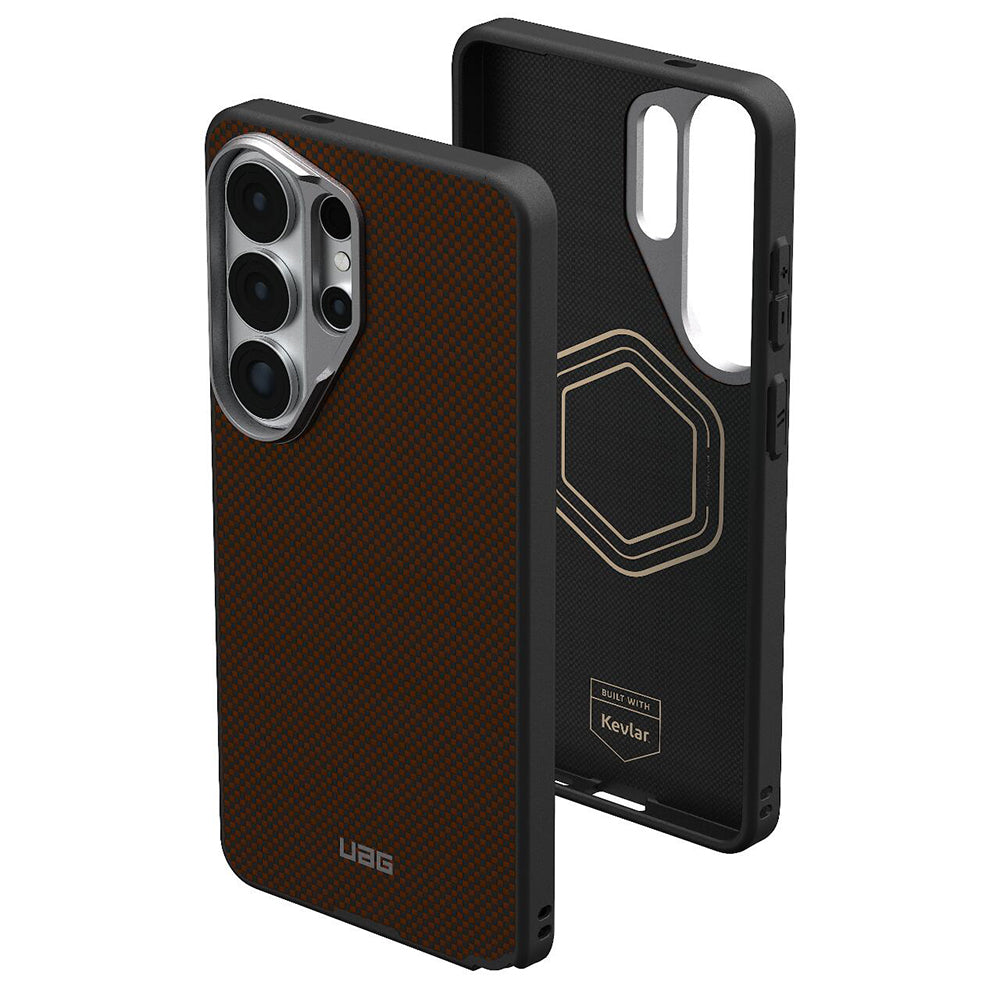 Husa MagSafe pentru Samsung Galaxy S26 Ultra S948, Urban Armor Gear, Fibr Armr, Portocalie Neagra
