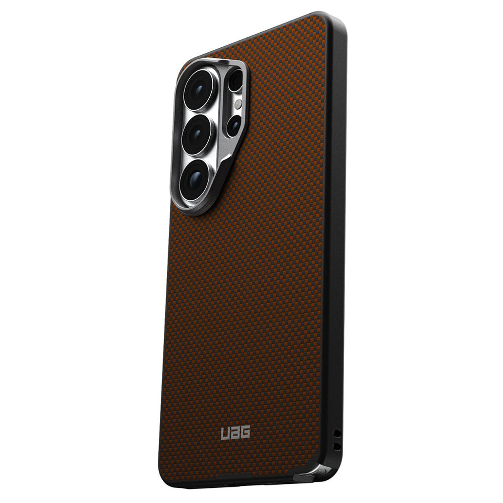 Husa MagSafe pentru Samsung Galaxy S26 Ultra S948, Urban Armor Gear, Fibr Armr, Portocalie Neagra