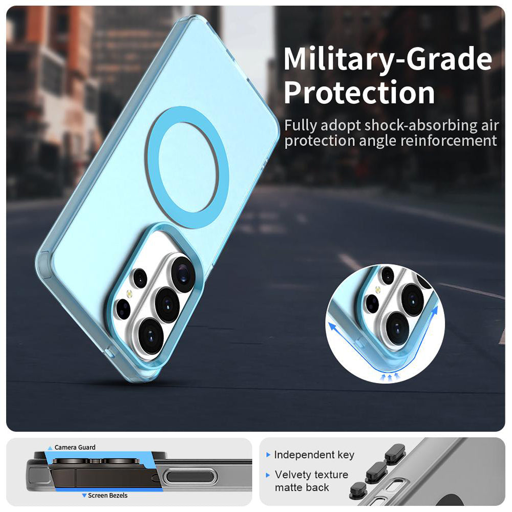 Husa MagSafe pentru Samsung Galaxy S26 Ultra S948, Techsuit, CandyCase, Albastra