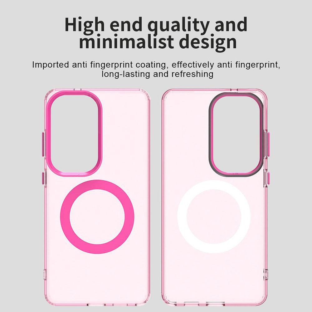 Husa MagSafe pentru Samsung Galaxy S26 Ultra S948, Techsuit, CandyCase, Roz