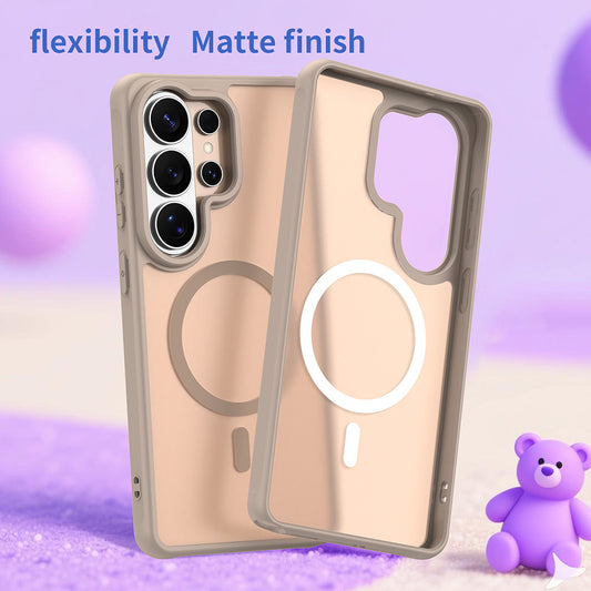 Husa MagSafe pentru Samsung Galaxy S26 Ultra, Techsuit, HaloFrost II, Aurie