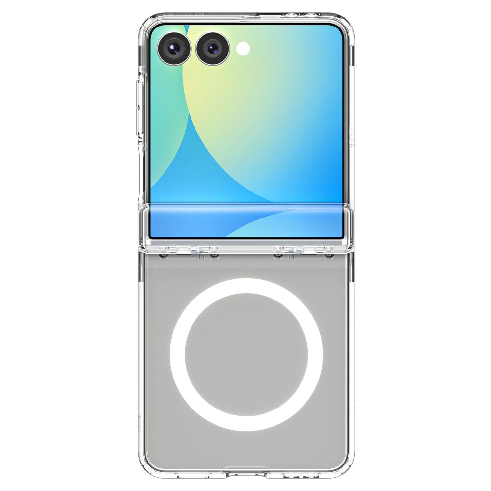 Husa MagSafe pentru Samsung Galaxy Z Flip7 F766, Spigen, Ultra Hybrid Pro, Transparenta ACS09559