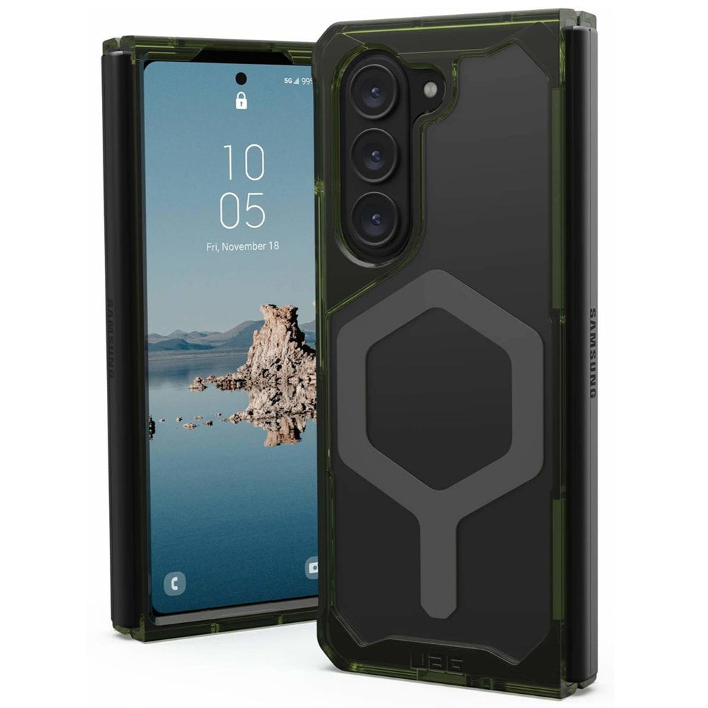 Husa MagSafe pentru Samsung Galaxy Z Fold5 F946, Urban Armor Gear, Plyo Pro, Verde Gri