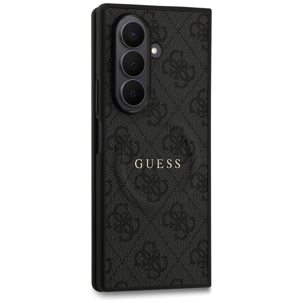 Husa MagSafe pentru Samsung Galaxy Z Fold7 F966, Guess, 4G Classic, Neagra