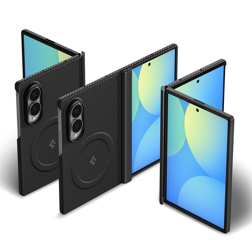 Husa MagSafe pentru Samsung Galaxy Z Fold8 F971, Spigen, Air Skin, Neagra ACS11953