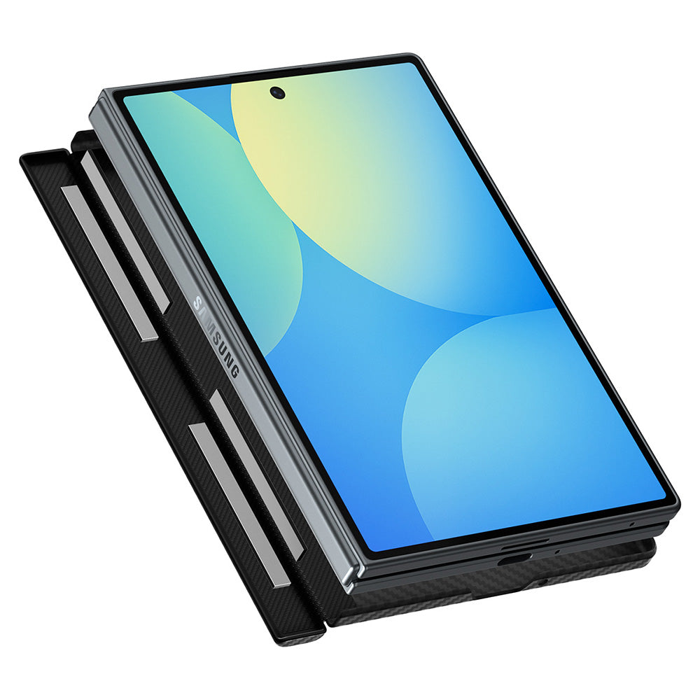 Husa MagSafe pentru Samsung Galaxy Z Fold8 F971, Spigen, Air Skin, Neagra ACS11953