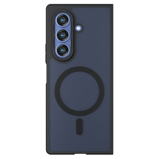 Husa MagSafe pentru Samsung Galaxy Z Fold8 Ultra F976, Techsuit, PureFrost, Neagra Satinata