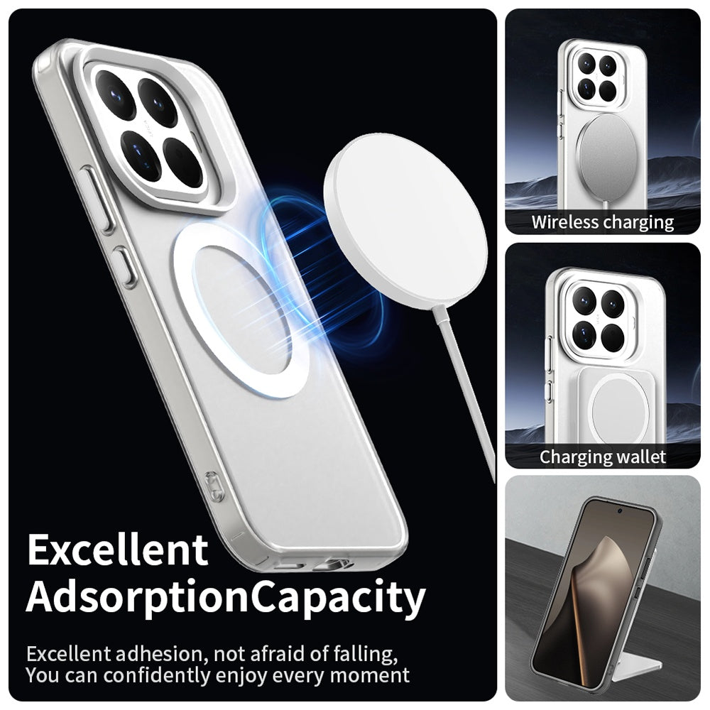 Husa MagSafe pentru Xiaomi 15T Pro, Techsuit, CandyCase, Alba