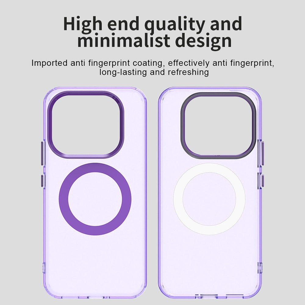 Husa MagSafe pentru Xiaomi 15T Pro, Techsuit, CandyCase, Mov