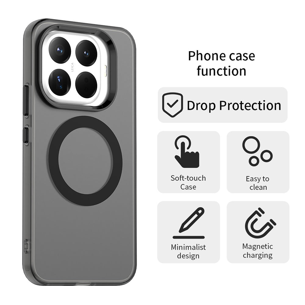 Husa MagSafe pentru Xiaomi 15T Pro, Techsuit, CandyCase, Neagra