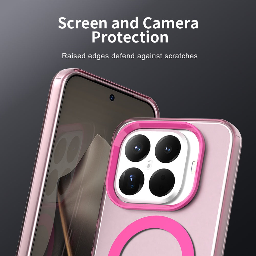 Husa MagSafe pentru Xiaomi 15T Pro, Techsuit, CandyCase, Roz