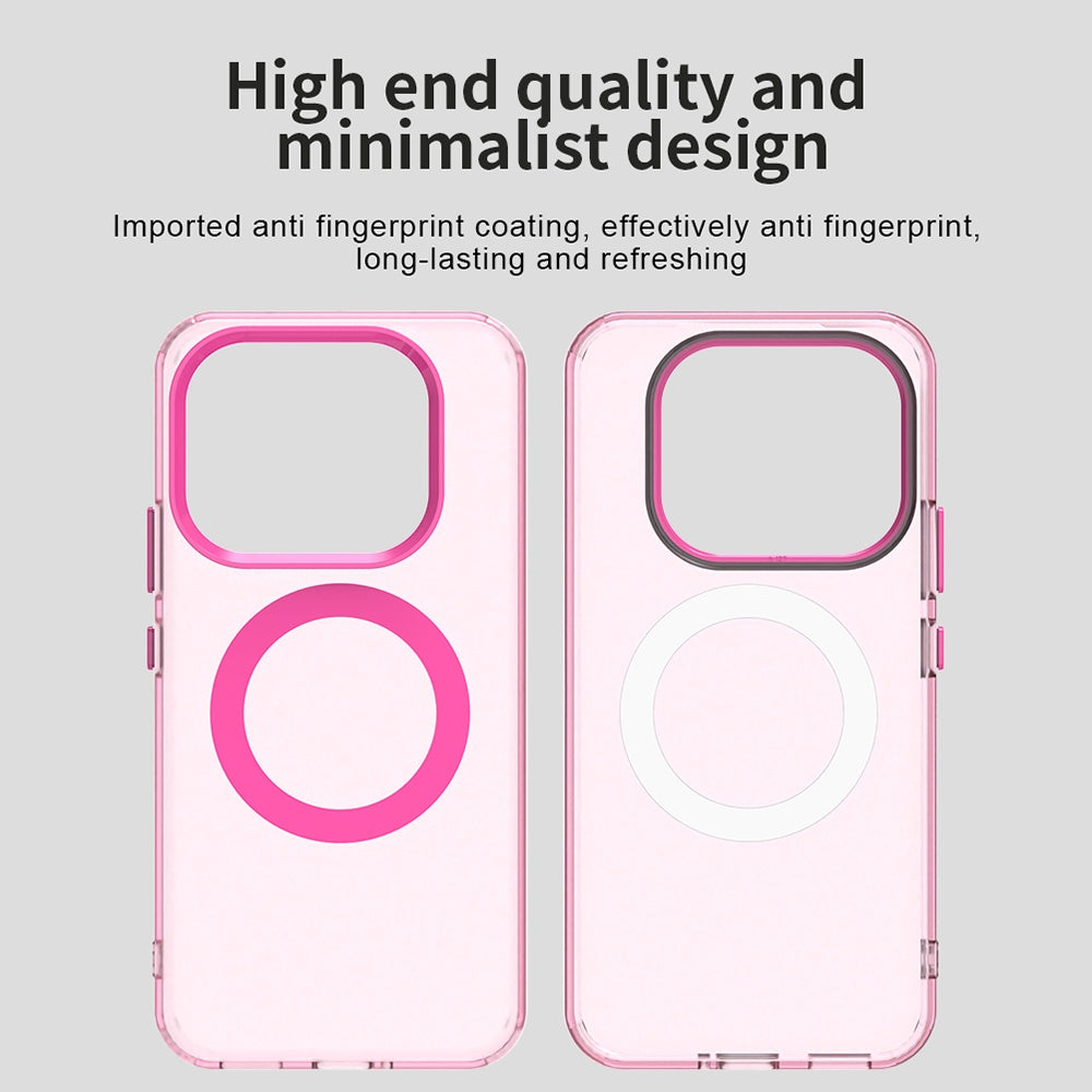 Husa MagSafe pentru Xiaomi 15T Pro, Techsuit, CandyCase, Roz