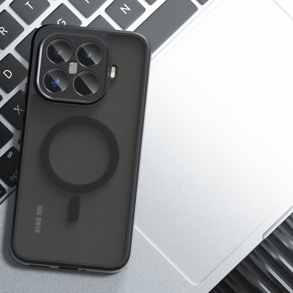 Husa MagSafe pentru Xiaomi 15T Pro, Techsuit, PureFrost, Neagra Satinata