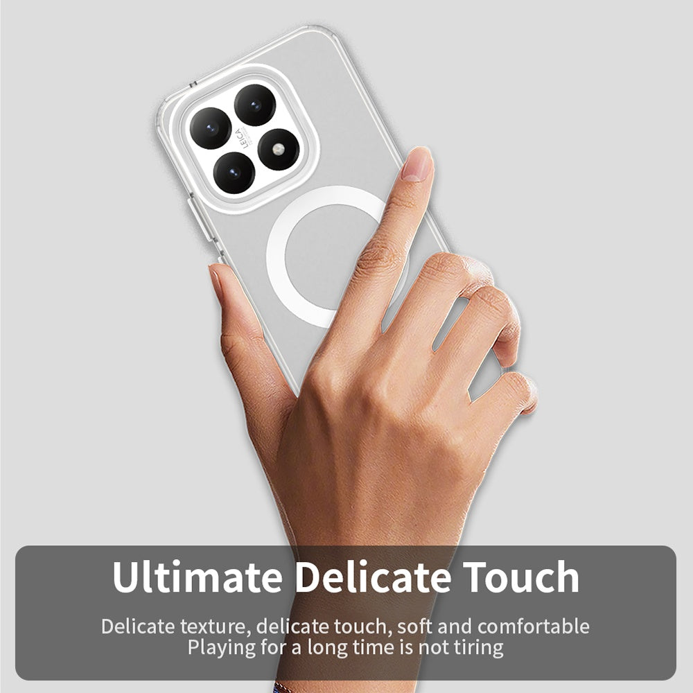 Husa MagSafe pentru Xiaomi 15T, Techsuit, CandyCase, Alba