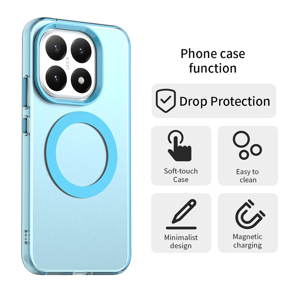 Husa MagSafe pentru Xiaomi 15T, Techsuit, CandyCase, Albastra