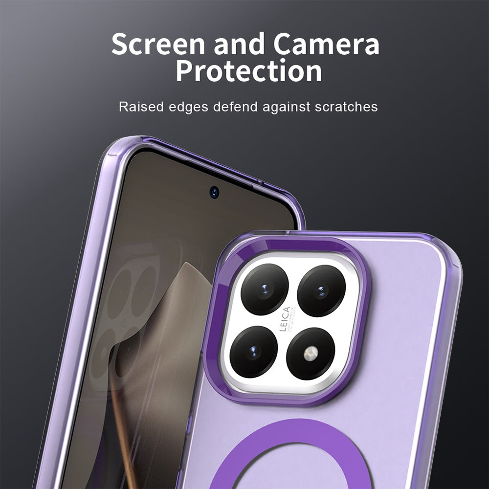 Husa MagSafe pentru Xiaomi 15T, Techsuit, CandyCase, Mov