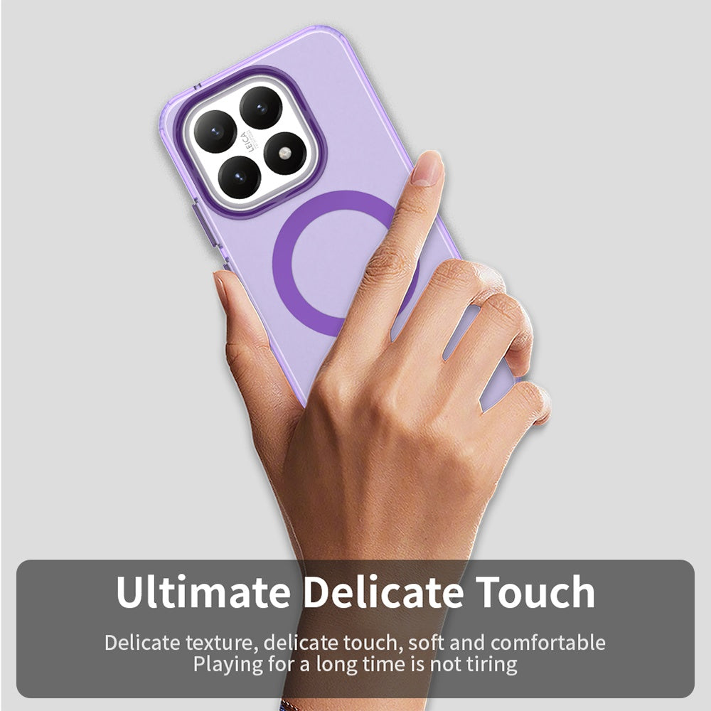 Husa MagSafe pentru Xiaomi 15T, Techsuit, CandyCase, Mov