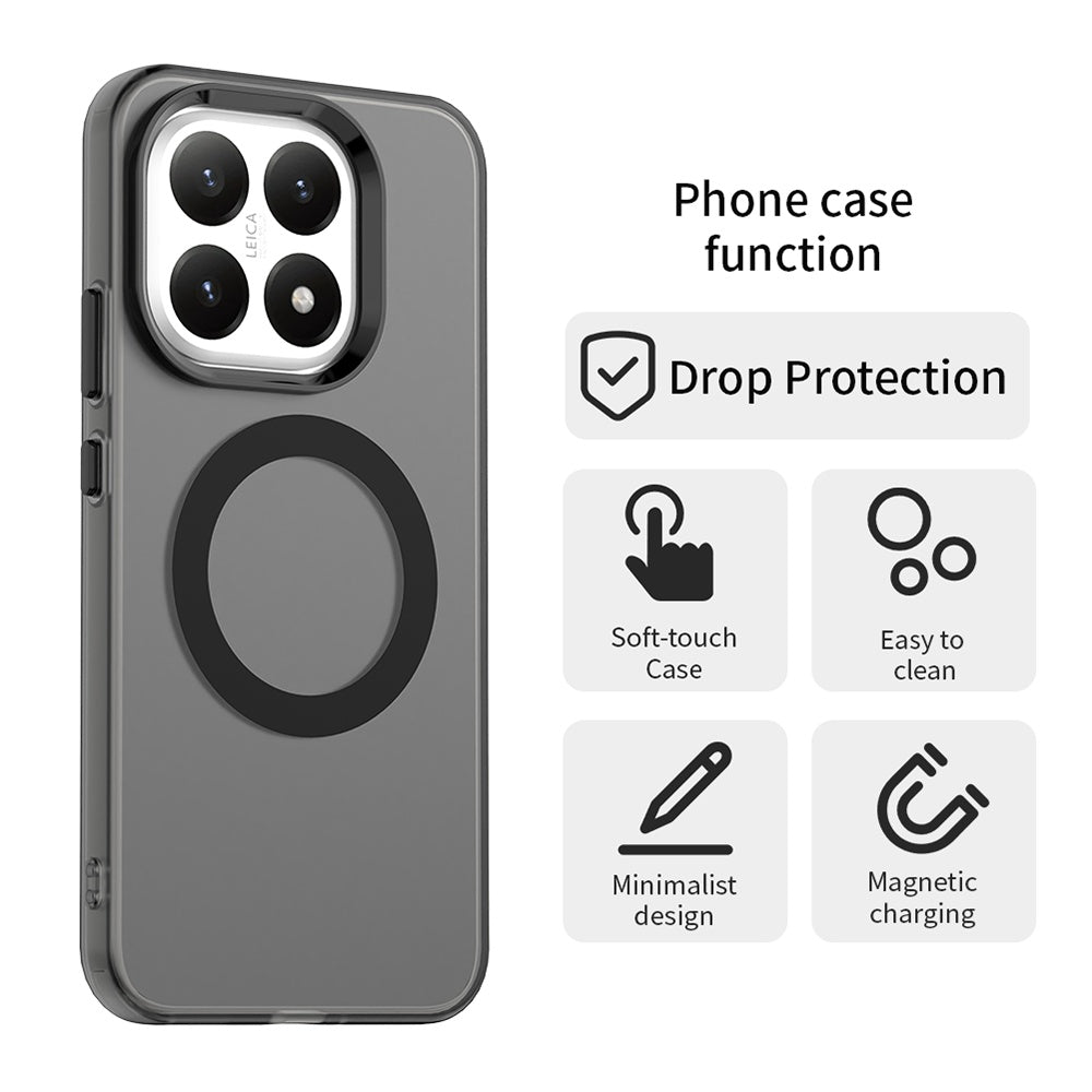Husa MagSafe pentru Xiaomi 15T, Techsuit, CandyCase, Neagra