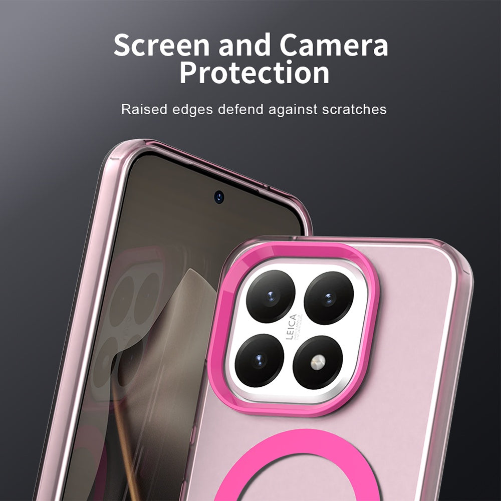 Husa MagSafe pentru Xiaomi 15T, Techsuit, CandyCase, Roz