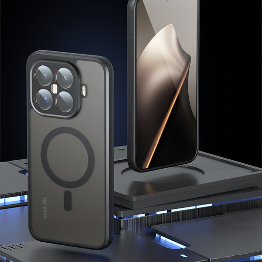 Husa MagSafe pentru Xiaomi 15T, Techsuit, PureFrost, Neagra Satinata