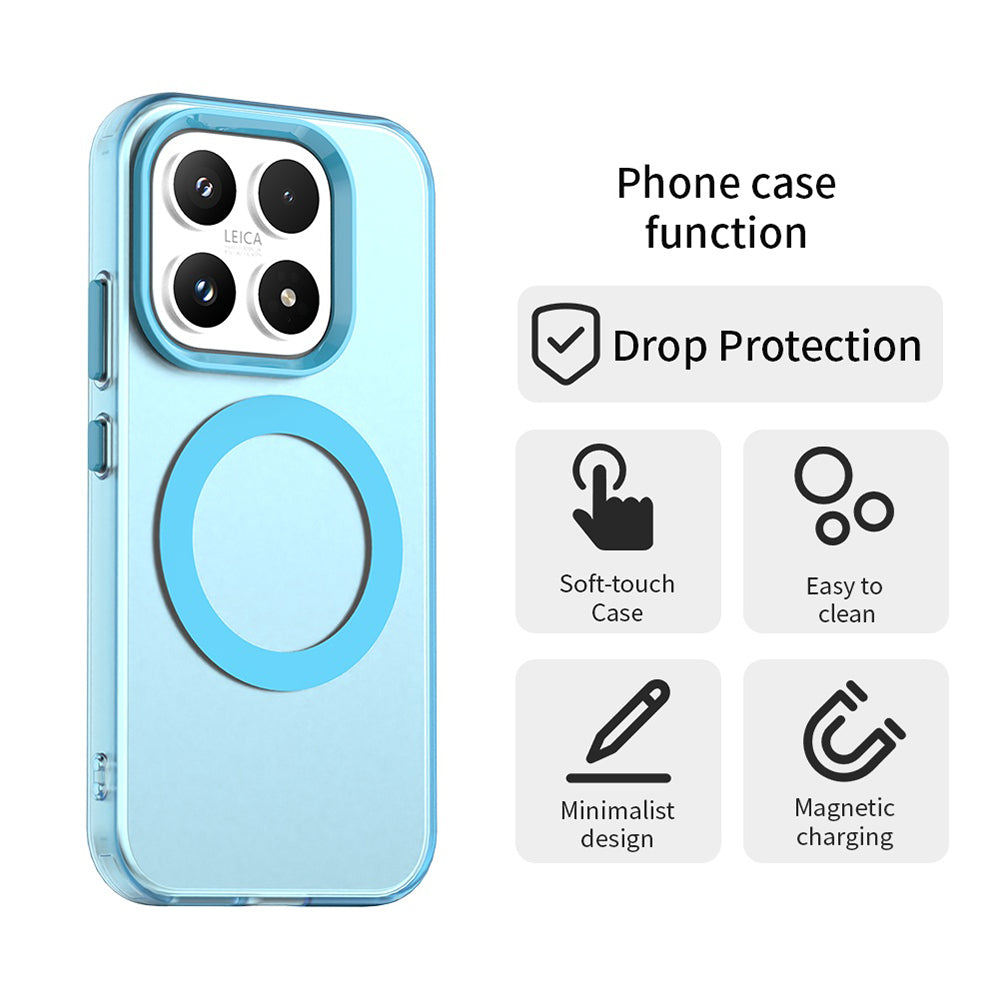 Husa MagSafe pentru Xiaomi 17, Techsuit, CandyCase, Albastra