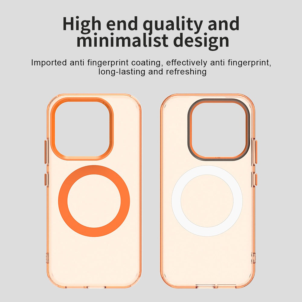 Husa MagSafe pentru Xiaomi 17, Techsuit, CandyCase, Portocalie
