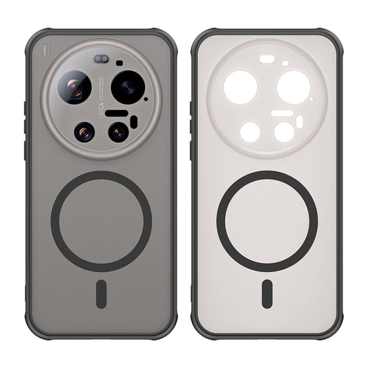 Husa MagSafe pentru Xiaomi 17 Ultra, Techsuit, HaloFrost II, Neagra