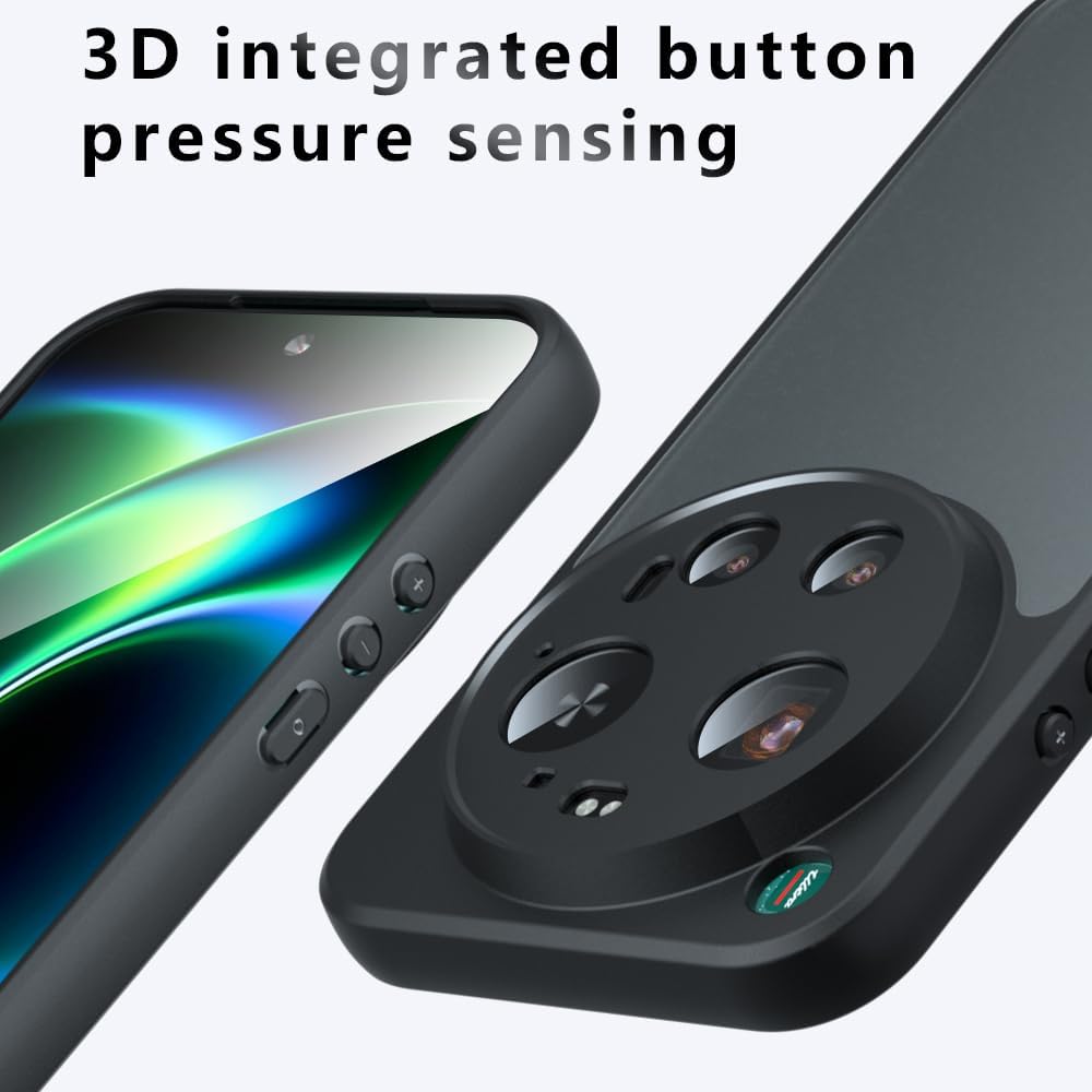 Husa MagSafe pentru Xiaomi 17 Ultra, Techsuit, PureFrost, Neagra Satinata