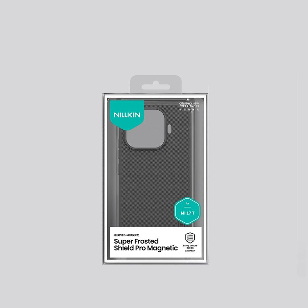 Husa MagSafe pentru Xiaomi 17T, Nillkin, Super Shield Pro, Neagra Satinata