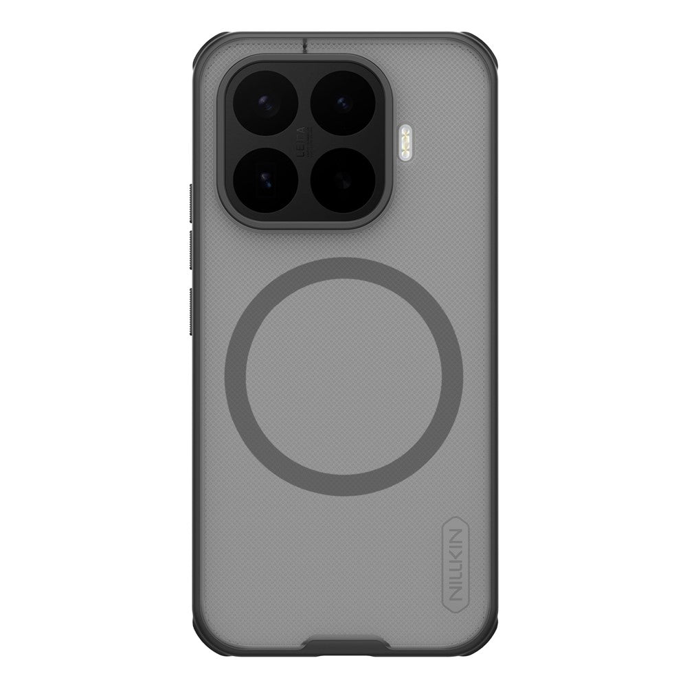 Husa MagSafe pentru Xiaomi 17T, Nillkin, Super Shield Pro, Neagra Transparenta Satinata